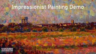 How to Paint in an Impressionist Style – Full Demo [upl. by Beal585]