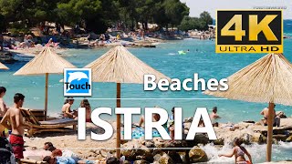 🌅Top Beaches in Istria Croatia ► Travel Video 4K ► Travel in Croatia TouchCroatia [upl. by Adnat]