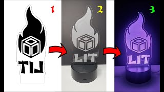 How to PROPERLY Laser Engrave Acrylic  LIT Tutorials [upl. by Atalayah273]