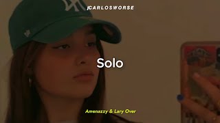 Solo LetraLyrics Amaneza amp Lary Over [upl. by Foy]