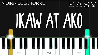 Ikaw At Ako  Moira Dela Torre amp Jason  Easy Piano Tutorial [upl. by Htiekram]