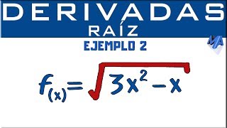 Derivada de una raíz  Ejemplo 2 [upl. by Gridley]