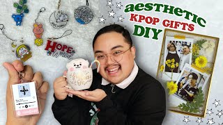 aesthetic kpop diy gifts đźŽ„đźŽâś¨ âś° BTS TXT etc [upl. by Marigolda]