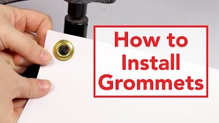 How to Install Grommets [upl. by Karine]