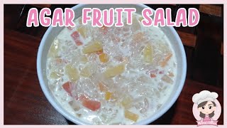 AGAR AGAR  EASY FRUIT SALAD RECIPE [upl. by Fenny36]