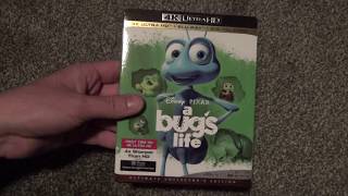 DisneyPixar A Bugs Life 4K Ultra HD BluRay Unboxing [upl. by Anos]