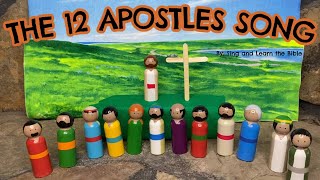 The 12 Apostles Childrens Bible Song AcapellaTo Memorize Bible Facts [upl. by Ellennej399]