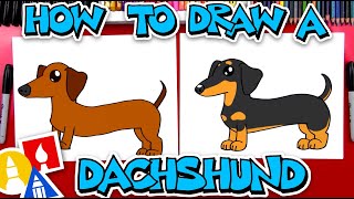 How To Draw A Dachshund [upl. by Aissej]