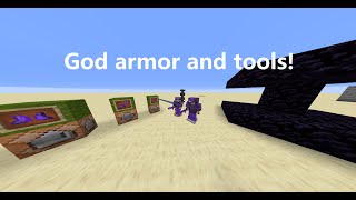 Minecraft 116 God armor With commands [upl. by Lenette]