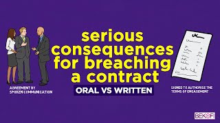 Oral vs Written Contract Which is Enforceable [upl. by Nale]