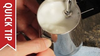 How to AutoFroth Milk for Lattes [upl. by Lydon]