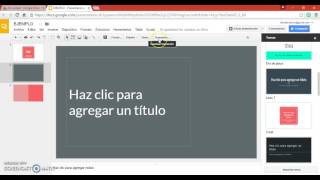 Cómo crear Presentaciones en Google Drive [upl. by Nueoht484]