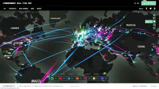 Real Time Cyber Threat Maps [upl. by Ahsinyt]