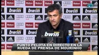 La rueda de prensa más tensa de Mourinho tras el Real Madrid FC Barcelona en el Santiago Bernabéu [upl. by Anelav]