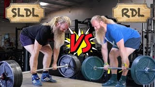 Stiff Leg Deadlift VS Romanian Deadlift [upl. by Vivica]