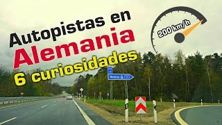 Autopista en Alemania  6 curiosidades  ir a 200 kmh y sin peaje [upl. by Nnep]