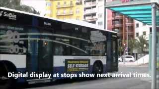 ALICANTE AIRPORT SHUTTLE BUS C6 [upl. by Ellirehs]