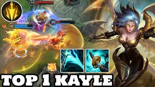 Wild Rift Kayle  Top 1 Kayle Gameplay Rank Grandmaster [upl. by Barde]