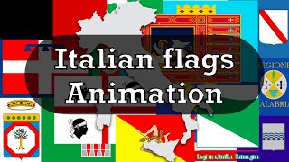 Italian flags animation [upl. by Onaicul]