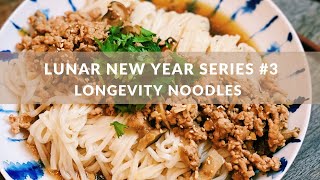 Longevity Noodles with Taiwanese Meat Sauce [upl. by Anama]