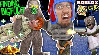 FINDING BIGFOOT amp GRANNY Finding Us HIDE and SEEK ROBLOX FGTEEV Extreme Camping 3in1 Game 45 [upl. by Lehctim]