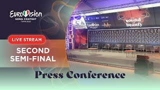 Eurovision Song Contest 2022  Second SemiFinal Qualifiers  Press Conference [upl. by Ralli]