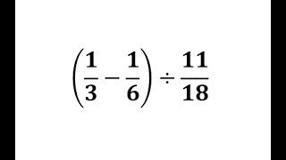 Order of Operations with Fractions DifferenceFraction Positive [upl. by Shirleen]