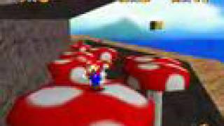 Super Mario 64 Walkthrough Scary Shrooms Red Coins [upl. by Aeslahc904]