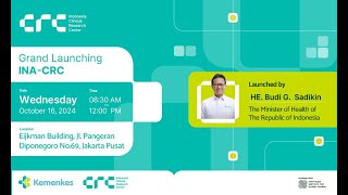 Peluncuran Indonesia Clinical Research Center INACRC [upl. by Esidnac]