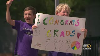 Catonsville High School Class Of 2020 Celebrated With Enormous DriveBy Parade [upl. by Chery196]