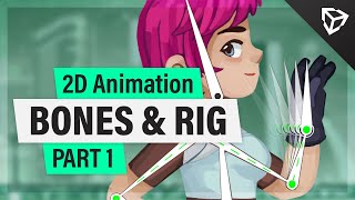 Unity 2D Animation 2020 – Bones amp Rig  Tutorial Part 1 [upl. by Tare]