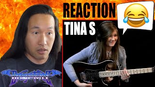 DragonForce Herman Li Reacts to Tina S Through the Fire and Flames Cover [upl. by Felton]