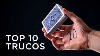 10 MEJORES TRUCOS de MAGIA para PRINCIPIANTES 🔥 [upl. by Iren149]