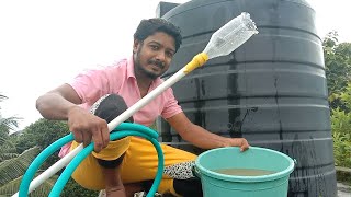 Water Tank Cleaning  Sintex Cleaning Easy Method  How To Make A Tank Cleaner At Home [upl. by Moneta]