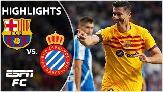 🏆 LaLiga CHAMPIONS 🏆 Espanyol vs Barcelona  LaLiga Highlights  ESPN FC [upl. by Moran574]