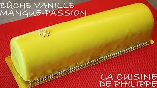 Bûche vanille mangue et passion [upl. by Meekar]