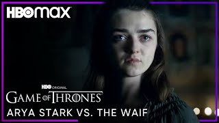 Arya Stark vs The Waif  Game of Thrones  HBO Max [upl. by Peckham]