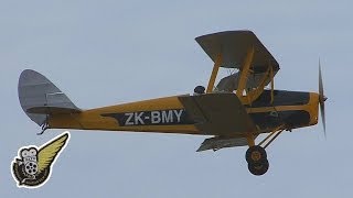 Tiger Moth Biplane Aerobatics  Impressive [upl. by Ennalorac]