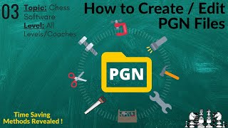 How to Create  Edit PGN files CHESS [upl. by Itoyj247]