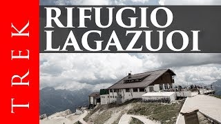 Rifugio Lagazuoi per il sentiero dei Kaiserjäger e le gallerie degli alpini [upl. by Medwin]