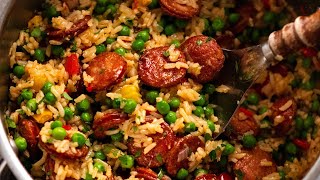 One Pot Smoked Sausage and Rice [upl. by Omixam]