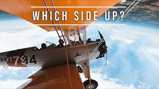 Thrilling Open Cockpit Aerobatics in Stearman Biplane [upl. by Santiago]