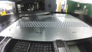 CNC Turret Punch Press at Ajax Metal Forming Solutions [upl. by Nnaerb]