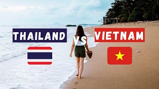 Vietnam vs Thailand Costs accommodation beaches safety [upl. by Euqinoj345]