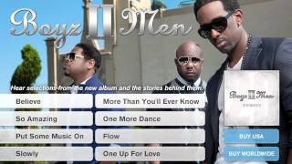 Boyz II Men  Twenty Album Preview Part 1 quotBelievequot [upl. by Mathian]