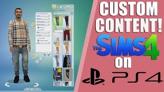 CUSTOM CONTENTMODS THE SIMS 4 PS4 HOW TOTutorial amp Lets Play [upl. by Lavery684]