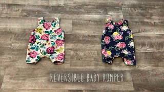 DIY REVERSIBLE BABY ROMPER  Sewing A Cute Baby Outfit  𝐓𝐡𝐢𝐬 𝐅𝐚𝐢𝐭𝐡𝐟𝐮𝐥 𝐇𝐨𝐦𝐞 [upl. by Jaime]