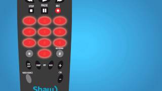 HOW TO  Program your Shaw Receiver Remote to Your TV [upl. by Nnov825]