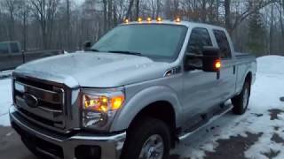 Installing Ford Factory Cab Lights on 2016 F350  Detailed Installation Sequence [upl. by Anastasio]