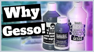 Make Your Paints Instantly Better Use GESSO Correctly [upl. by Gothurd]